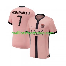 Maillot/Tenue Paris Saint Germain PSG Khvicha Kvaratskhelia 7 Troisieme 2024/2025